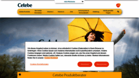 What Cetebe.de website looked like in 2020 (3 years ago)