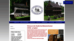 What Chaddsfordhistory.org website looked like in 2020 (3 years ago)