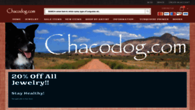What Chacodog.com website looked like in 2020 (3 years ago)
