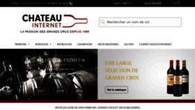 What Chateauinternet.com website looked like in 2020 (3 years ago)