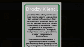 What Chatapolska.pl website looked like in 2020 (3 years ago)