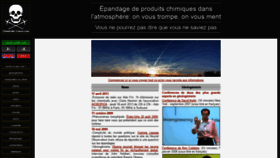 What Chemtrails-france.com website looked like in 2020 (3 years ago)