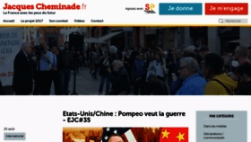 What Cheminade2012.fr website looked like in 2020 (3 years ago)