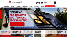 What Chodska.cz website looked like in 2020 (3 years ago)