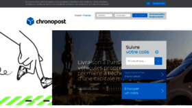 What Chronoposte.fr website looked like in 2020 (3 years ago)