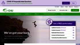 What Chu.com.au website looked like in 2020 (4 years ago)
