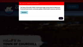 What Churchill.ca website looked like in 2020 (3 years ago)