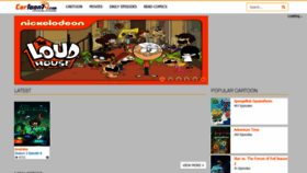 What Cartoontab.com website looked like in 2020 (3 years ago)