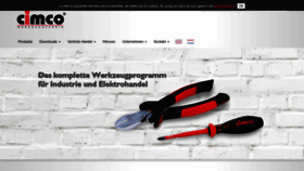 What Cimco.de website looked like in 2020 (5 years ago)