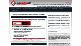What Cashheatingoil.com website looked like in 2020 (3 years ago)