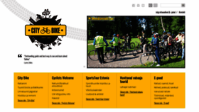 What Citybike.ee website looked like in 2020 (3 years ago)
