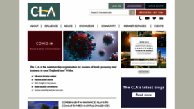 What Cla.org.uk website looked like in 2020 (3 years ago)