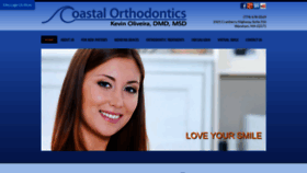 What Coastal-orthodontics.com website looked like in 2020 (3 years ago)