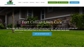What Cleanairlawncarefortcollins.com website looked like in 2020 (3 years ago)
