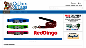 What Collarsandtags.co.uk website looked like in 2020 (3 years ago)