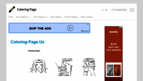 What Coloring-page.us website looked like in 2020 (3 years ago)