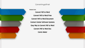 What Convertmypdf.net website looked like in 2020 (3 years ago)