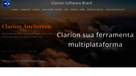 What Clarion.com.br website looked like in 2020 (3 years ago)