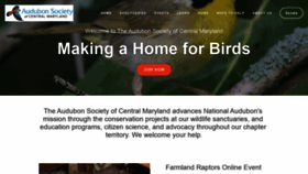 What Centralmdaudubon.org website looked like in 2020 (3 years ago)