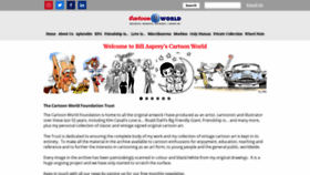 What Cartoonworld.org website looked like in 2020 (3 years ago)