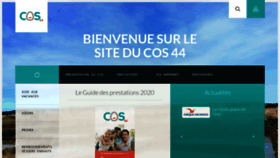 What Cos44.fr website looked like in 2020 (3 years ago)