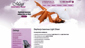 What Cosmeticlaser.pl website looked like in 2020 (3 years ago)