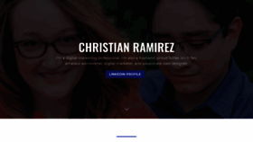 What Cramirez.net website looked like in 2020 (3 years ago)