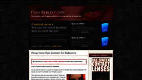 What Crazyeyescontacts.net website looked like in 2020 (3 years ago)