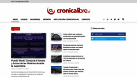 What Cronicalibre.cl website looked like in 2020 (3 years ago)