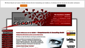 What Cscon.de website looked like in 2020 (3 years ago)