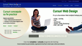 What Cursuri-web-design.ro website looked like in 2020 (3 years ago)