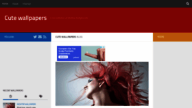 What Cutewallpapers.net website looked like in 2020 (3 years ago)