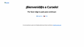 What Curselo.com website looked like in 2020 (3 years ago)