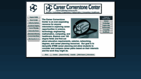 What Careercornerstone.org website looked like in 2020 (3 years ago)