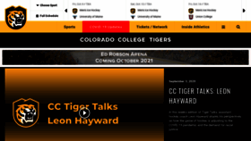 What Cctigers.com website looked like in 2020 (3 years ago)