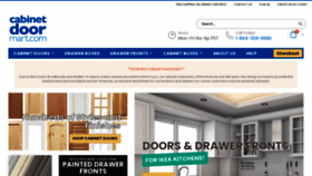 What Cabinetdoormart.com website looked like in 2020 (3 years ago)
