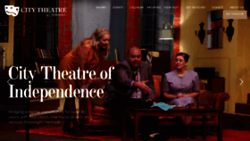 What Citytheatreofindependence.org website looked like in 2020 (3 years ago)