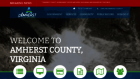 What Countyofamherst.com website looked like in 2020 (3 years ago)