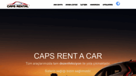 What Capsrental.com website looked like in 2020 (3 years ago)