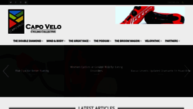 What Capovelo.com website looked like in 2020 (3 years ago)