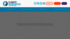 What Climategen.org website looked like in 2020 (3 years ago)