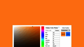 What Colorpicker.me website looked like in 2020 (3 years ago)