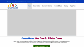 What Careergates.org website looked like in 2020 (3 years ago)