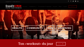 What Crossfitleman.ch website looked like in 2020 (3 years ago)