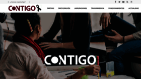 What Contigosomosdemocracia.es website looked like in 2020 (3 years ago)