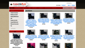 What Colorlifebuy.com website looked like in 2020 (3 years ago)