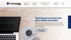 What Cornerstoneconnect.com website looked like in 2020 (5 years ago)