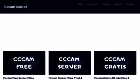 What Cccamsource.com website looked like in 2020 (3 years ago)
