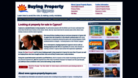 What Cyprus-property-buyers.com website looked like in 2020 (3 years ago)