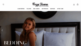 What Cozydown.com website looked like in 2020 (3 years ago)